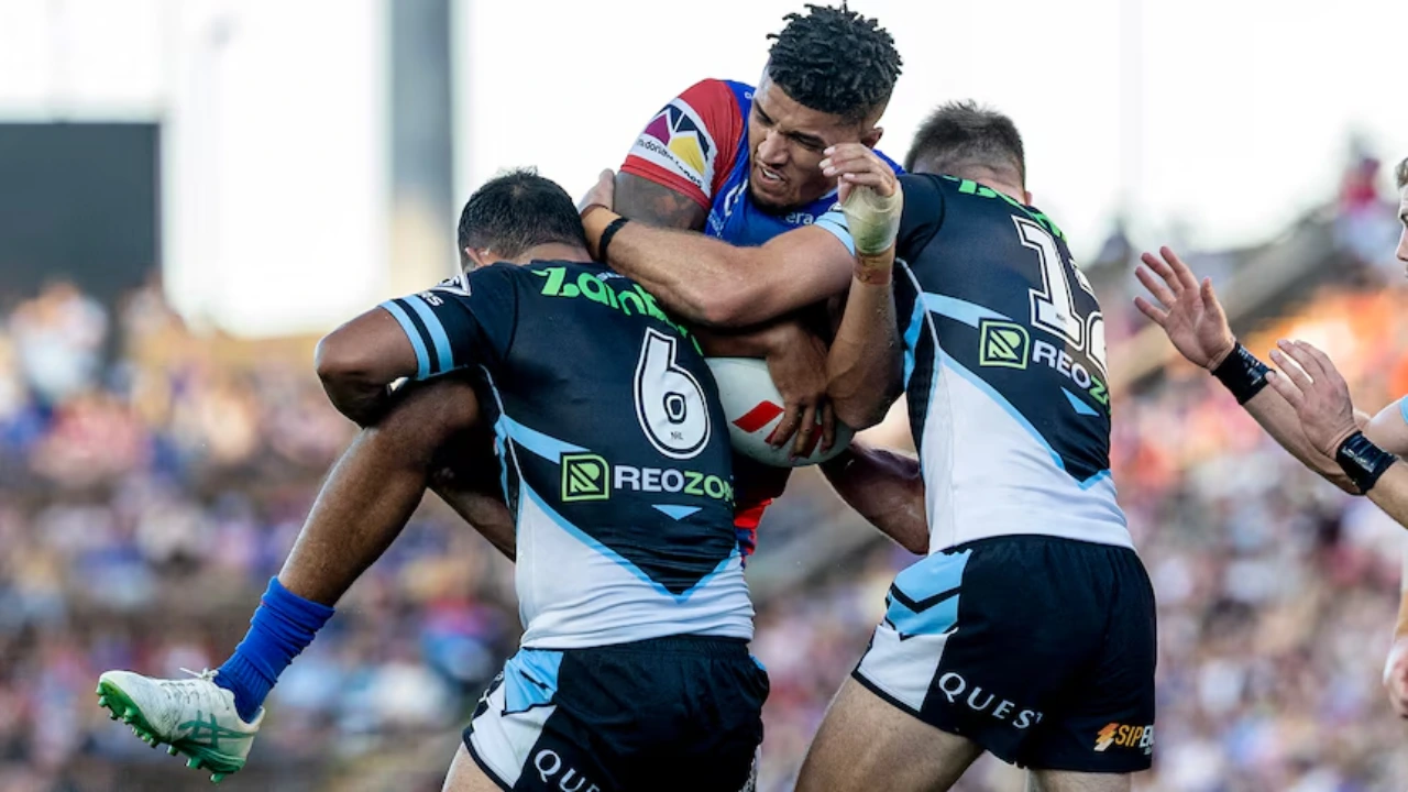 Cronulla sharks vs newcastle knights round 7 2025